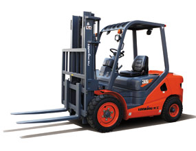 新款3.5噸內(nèi)燃平衡重式叉車LG35D(T)III